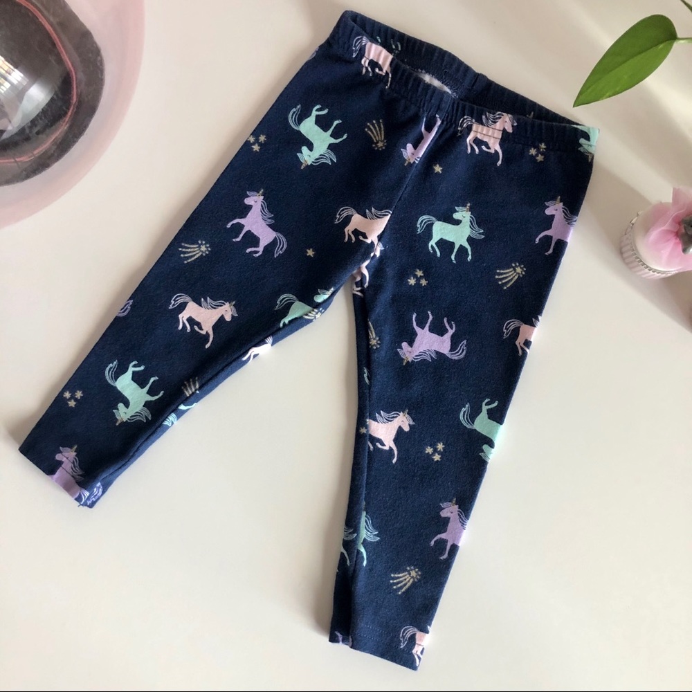 Carter’s Unicorn Leggings Size 9m
